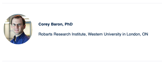 Corey Baron, Western Professor 